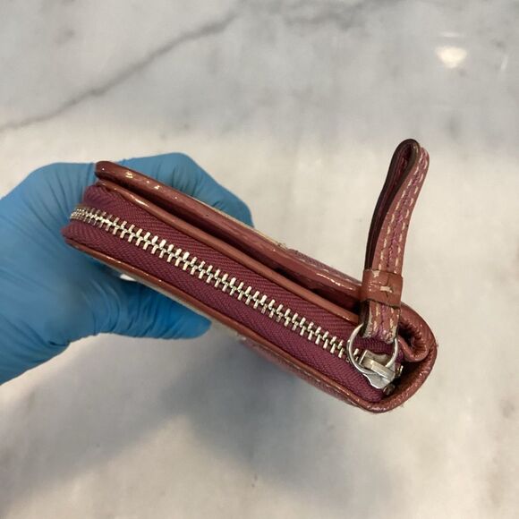 Coach Jacquard Signature Stripe Logo Full Sized Wallet - Picture 7 of 14